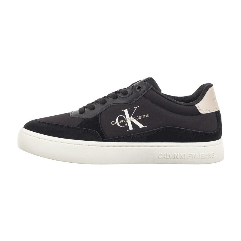 Calvin Klein Classic Cupsole Low Mix Mtl Black/Eggshell/White YM0YM01033 0GR (CK541-a) spordijalatsid