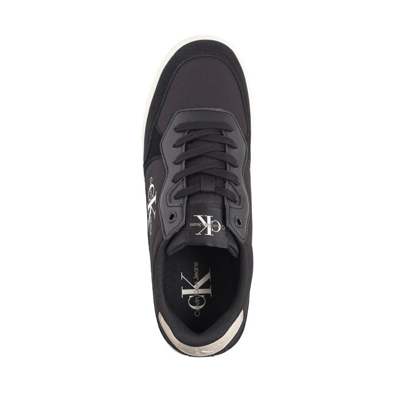 Calvin Klein Classic Cupsole Low Mix Mtl Black/Eggshell/White YM0YM01033 0GR (CK541-a) spordijalatsid