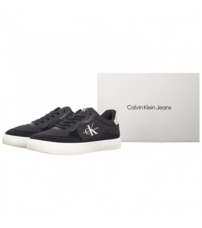 Calvin Klein Classic Cupsole Low Mix Mtl Black/Eggshell/White YM0YM01033 0GR (CK541-a) spordijalatsid