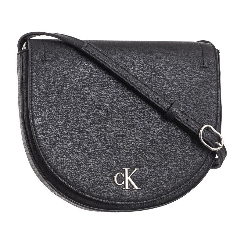 Calvin Klein Minimal Monogram Saddle22 Black K60K612718 BEH (CK543-a) käekott