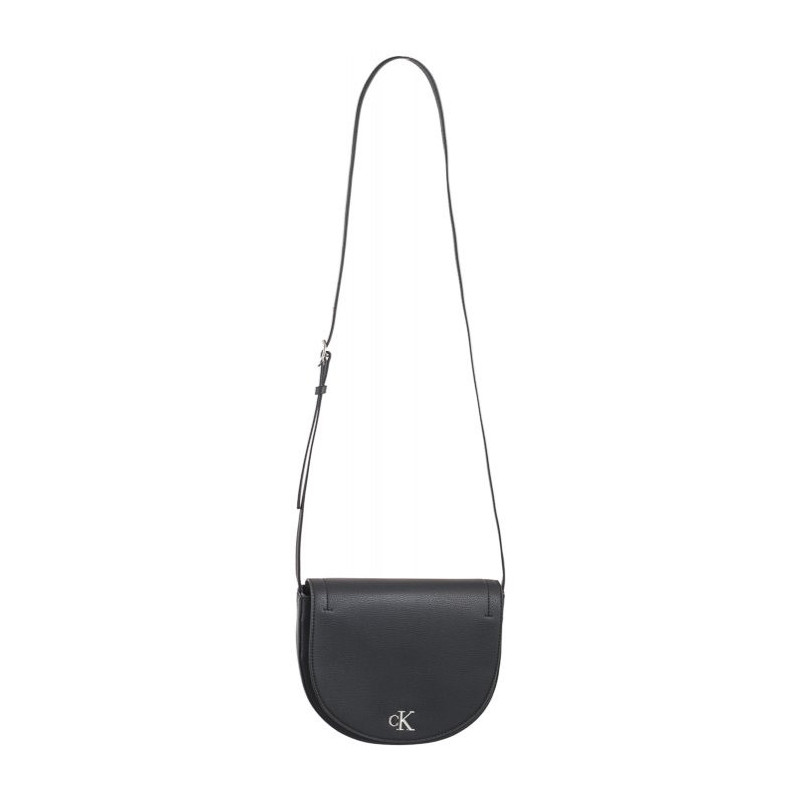 Calvin Klein Minimal Monogram Saddle22 Black K60K612718 BEH (CK543-a) käekott