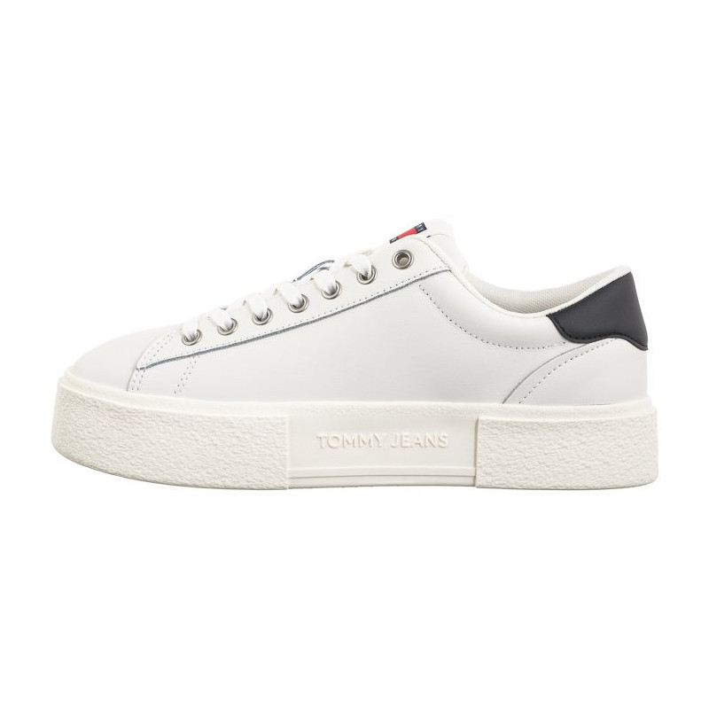 Tommy Hilfiger TJW Foxing Flatform Sneaker Ecru/Black EN0EN02567 YBL (TH1117-b) spordijalatsid