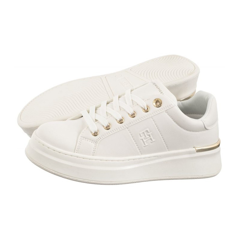 Tommy Hilfiger Low Cut Lace-Up Sneaker Off White T3A9-33542-1351530 (TH1140-b) spordijalatsid