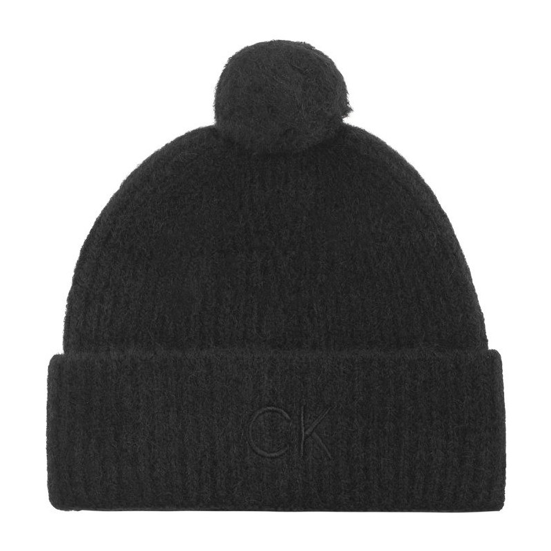 Calvin Klein CK Emboidery Airy Pompom Beanie Ck Black K60K612586 BEH (CK552-a) vöö