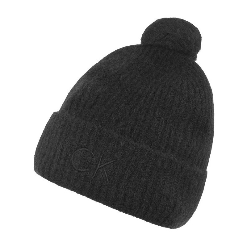 Calvin Klein CK Emboidery Airy Pompom Beanie Ck Black K60K612586 BEH (CK552-a) vöö