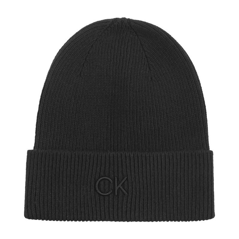 Calvin Klein CK Embroidery Fine Rib Beanie Ck Black K60K612590 BEH (CK554-a) vöö