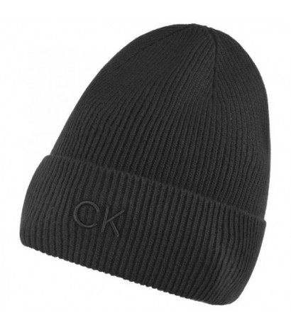 Calvin Klein CK Embroidery Fine Rib Beanie Ck Black K60K612590 BEH (CK554-a) vöö