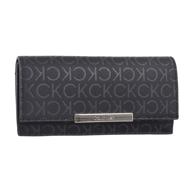 Calvin Klein CK Linear Large Wallet_Mono Black Monogram K60K612444 0GM (CK555-a) käekott