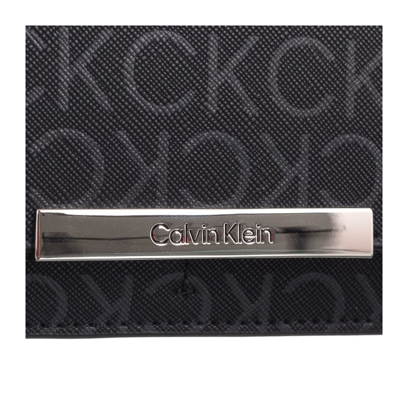 Calvin Klein CK Linear Large Wallet_Mono Black Monogram K60K612444 0GM (CK555-a) käekott