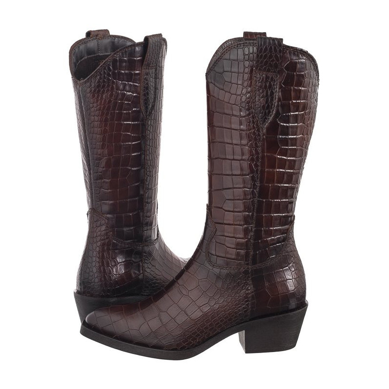 Tamaris Brązowe 1-25706-43 397 Brown Croco (TM502-a) kingad