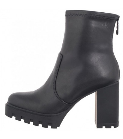 Calvin Klein Heel Platform Zip Boot Mg Nappa Triple Black YW0YW01546 0GJ (CK559-a) kingad