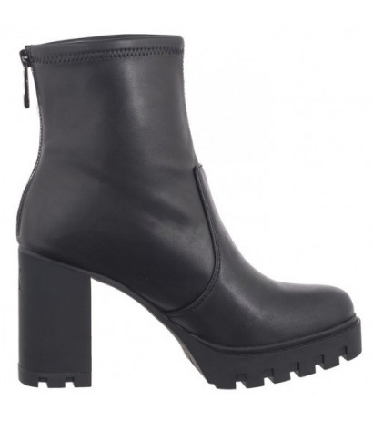 Calvin Klein Heel Platform Zip Boot Mg Nappa Triple Black YW0YW01546 0GJ (CK559-a) kingad