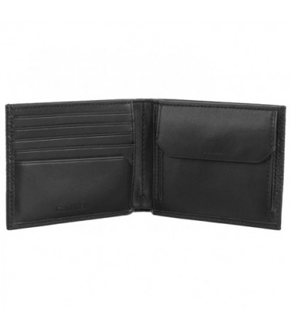 Calvin Klein Nano Mono Bifold 5CC W/Coin Black Nano Mono K50K512279 0GK (CK560-a) käekott