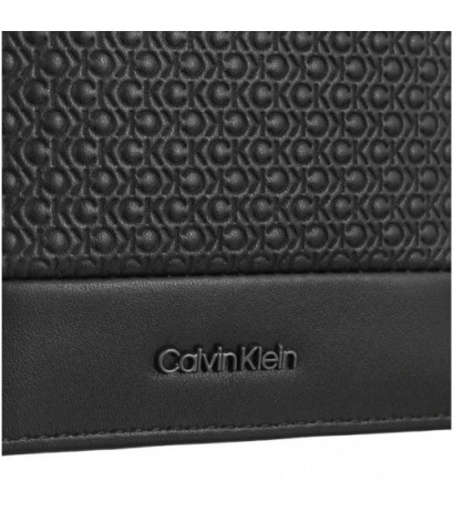 Calvin Klein Nano Mono Bifold 5CC W/Coin Black Nano Mono K50K512279 0GK (CK560-a) käekott