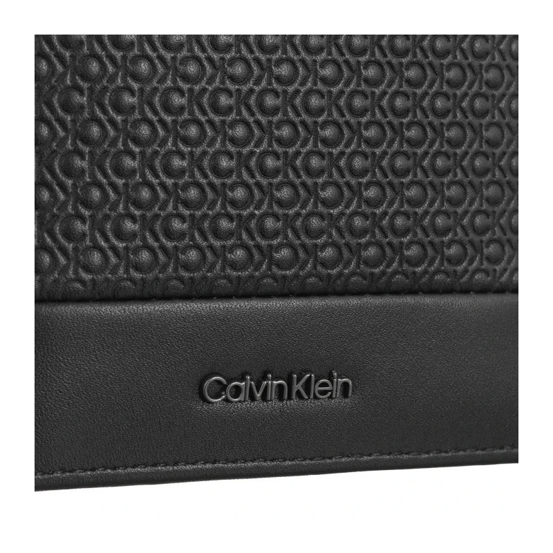 Calvin Klein Nano Mono Bifold 5CC W/Coin Black Nano Mono K50K512279 0GK (CK560-a) käekott