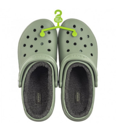 Crocs Classic Lined Clog Moss/Multi 203591-3WP (CR263-c) sussid