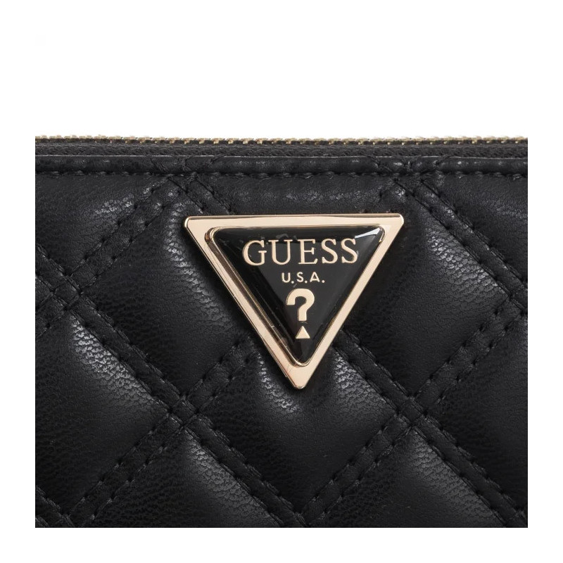 Guess Giully Slg Large Zip Around SWQG87 48146 Black (GU637-a) käekott