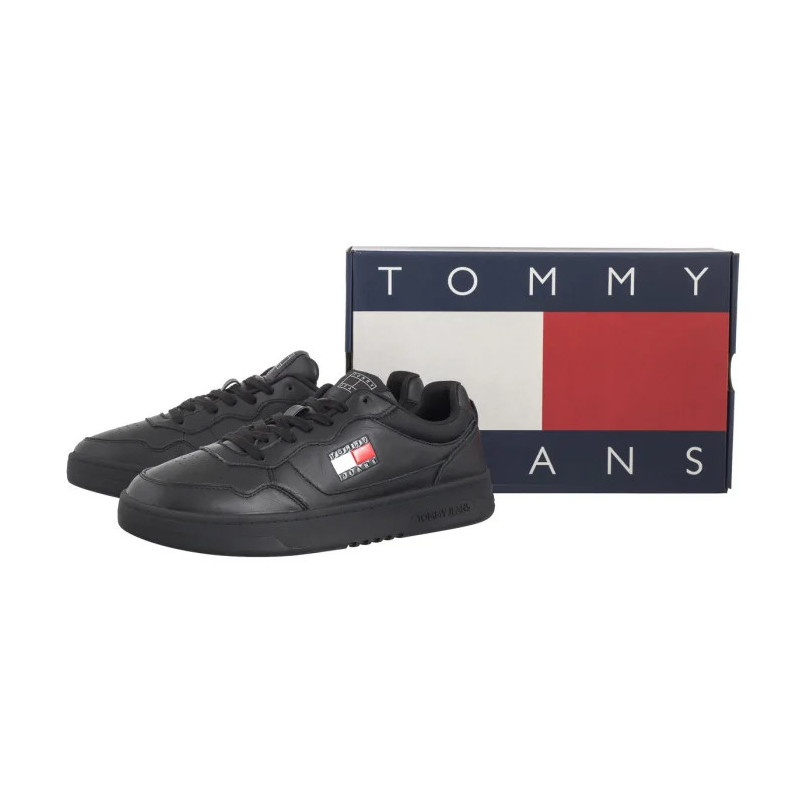 Tommy Hilfiger Tjm Cupsole Leather Ess Black EM0EM01443 BDS (TH1169-a) spordijalatsid