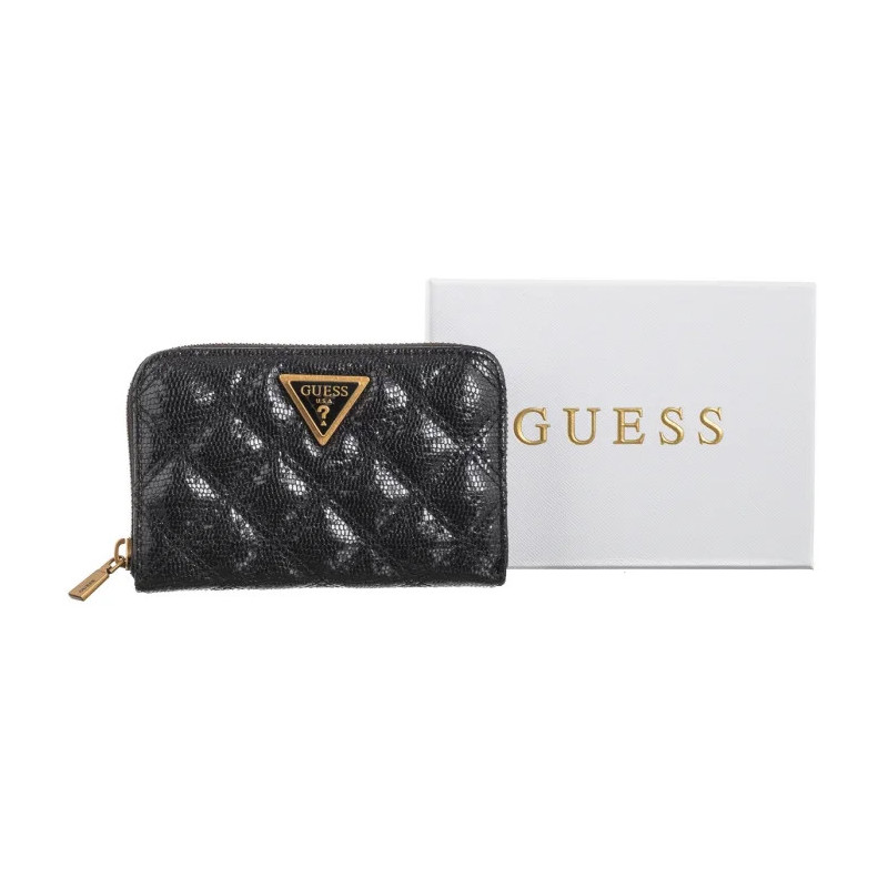 Guess Giully Slg Medium Zip Around SWQK87 48140 Black (GU638-a) käekott