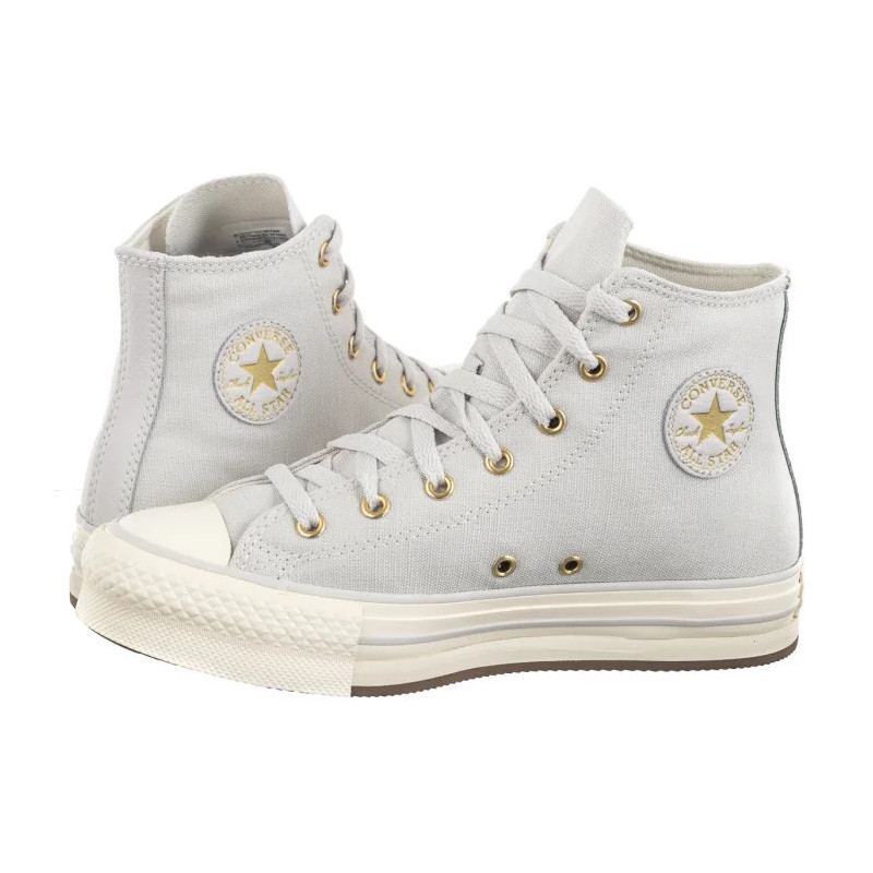 Converse CTAS Eva Lift Hi Barely Grey/Egret/Gold A10382C (CO704-a) kingad