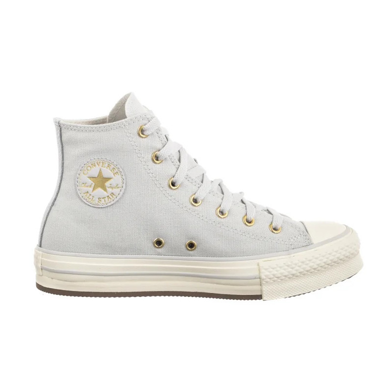 Converse CTAS Eva Lift Hi Barely Grey/Egret/Gold A10382C (CO704-a) kingad