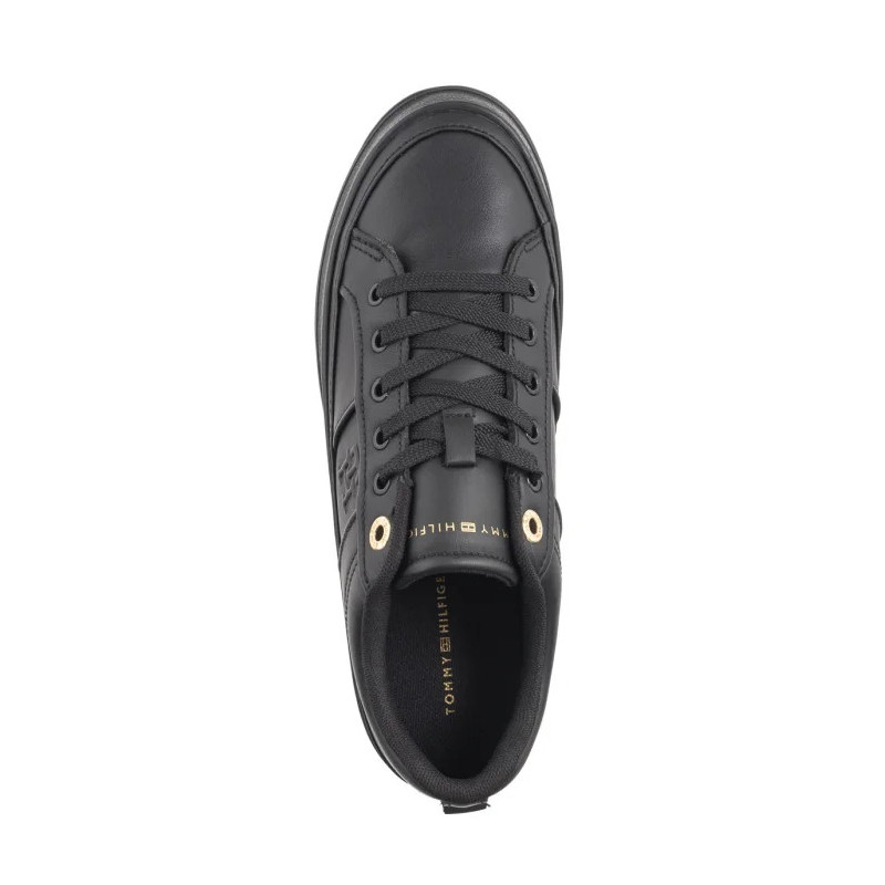 Tommy Hilfiger Essential Vulc Sneaker Monogram Black FW0FW07945 BDS (TH1116-b) kingad