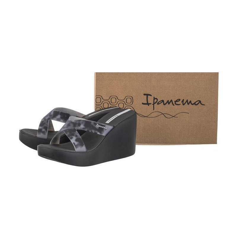 Ipanema High Fashion Slide Fem 83520/AQ406 Black/Grey (IP71-b) kingad