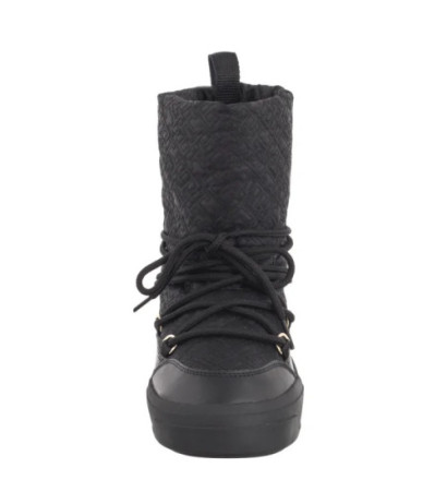 Tommy Hilfiger Lace-Up Monogram Snowboot Black FW0FW08430 BDS (TH1159-a) kingad