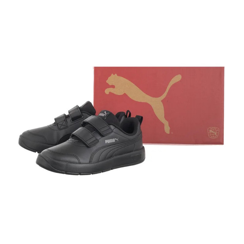 Puma Courtflex V3 V Ps Puma Black-Black/Cast Iron 397642-01 (PU594-a) spordijalatsid