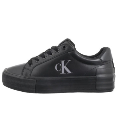 Calvin Klein Vulc Flatform Low Mg Lth Triple Black YW0YW01613 0GJ (CK569-a) kingad