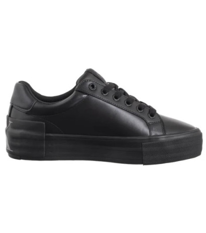 Calvin Klein Vulc Flatform Low Mg Lth Triple Black YW0YW01613 0GJ (CK569-a) kingad