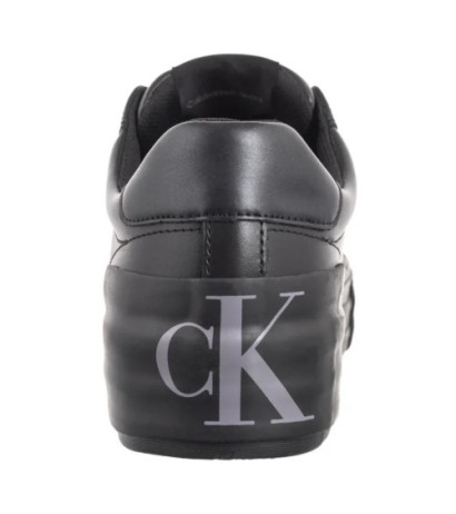 Calvin Klein Vulc Flatform Low Mg Lth Triple Black YW0YW01613 0GJ (CK569-a) kingad