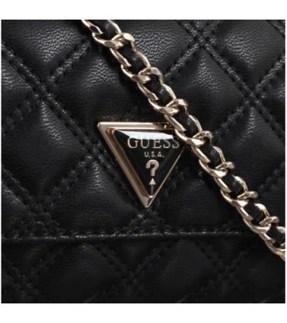 Guess Giully Mini 2 Comp Cnvrtbl Flp HWQG87 48740 Black (GU640-a) käekott