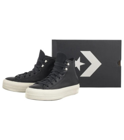 Converse CTAS Lift Hi Black/Black/Egret A08312C (CO714-a) kingad