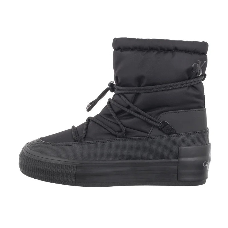 Calvin Klein Vulc Flatform Snow Boot Wn Triple Black YW0YW01591 0GJ (CK580-a) kingad