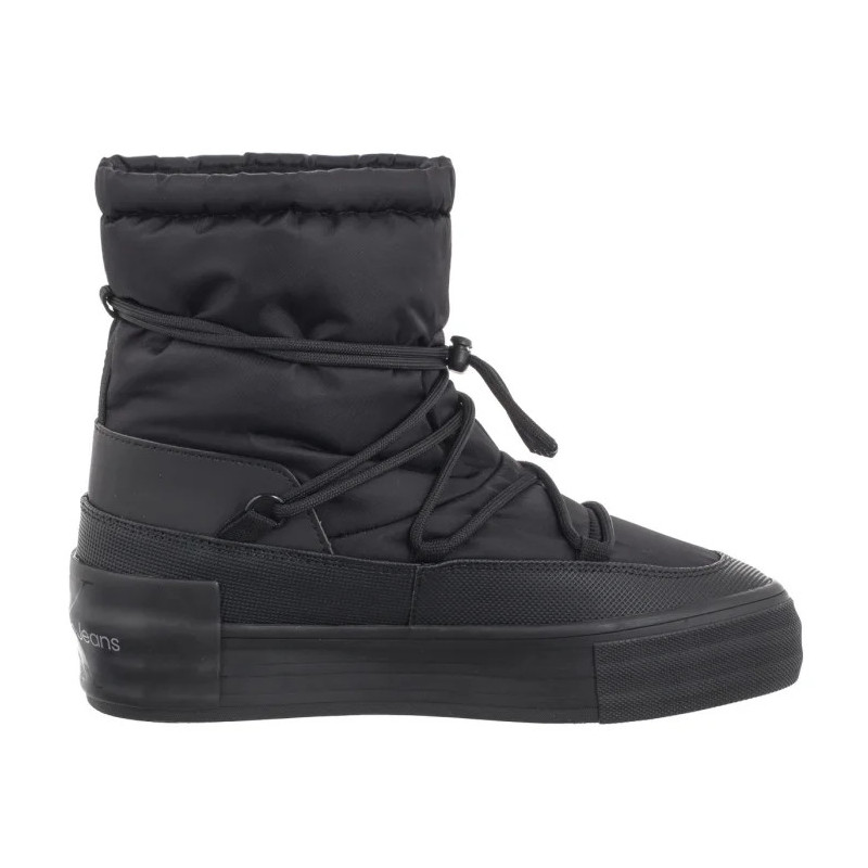 Calvin Klein Vulc Flatform Snow Boot Wn Triple Black YW0YW01591 0GJ (CK580-a) kingad