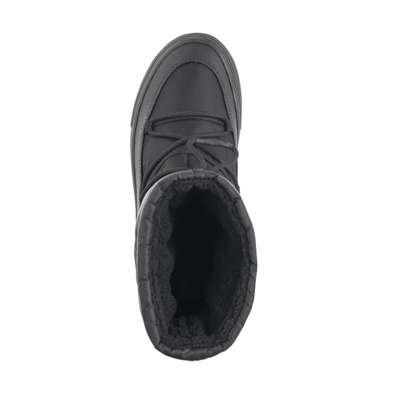 Calvin Klein Vulc Flatform Snow Boot Wn Triple Black YW0YW01591 0GJ (CK580-a) kingad