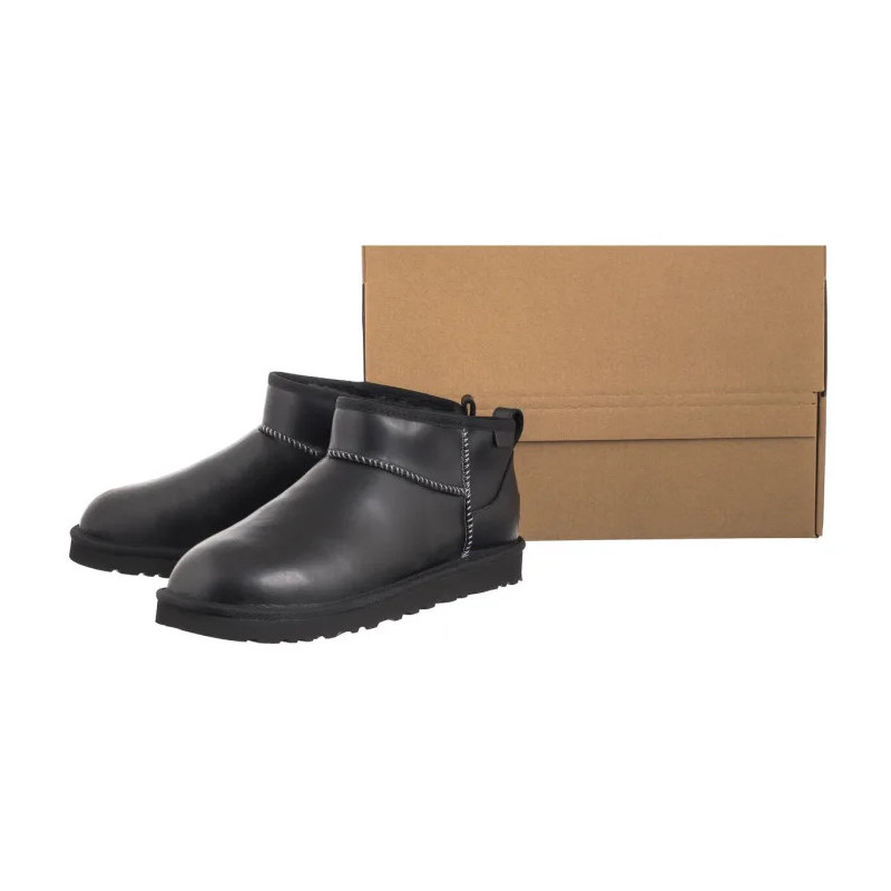 UGG M Classic Ultra Mini Lthr Regen 1158191 BLK (UA116-b) kingad