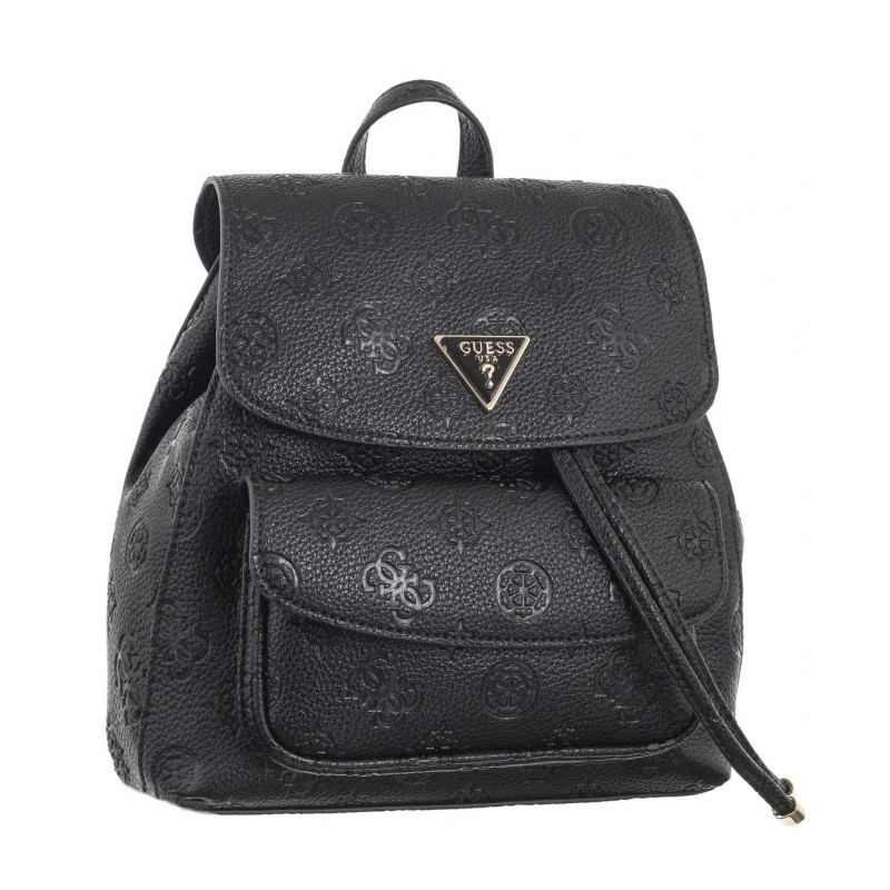 Guess Cresidia Small Flap Backpack HWPG93 49310 Black (GU677-a) seljakott