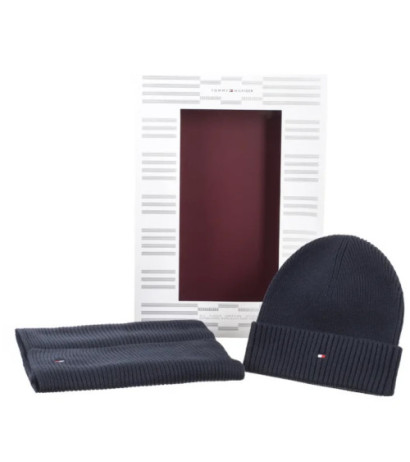 Tommy Hilfiger Flag Pima Cotton Beanie&Scarf AM0AM012937 DW6 (TH1203-a) vöö