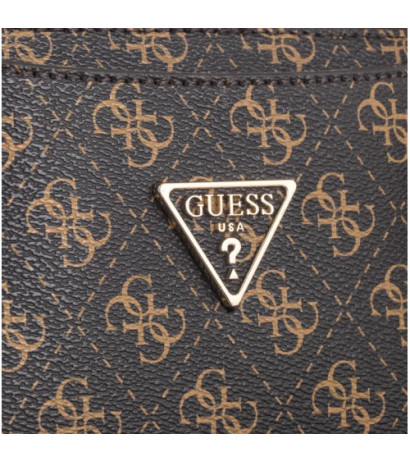 Guess Eco Erica Elite Tote HWEQG9 51023 Brown Logo (GU678-a) käekott