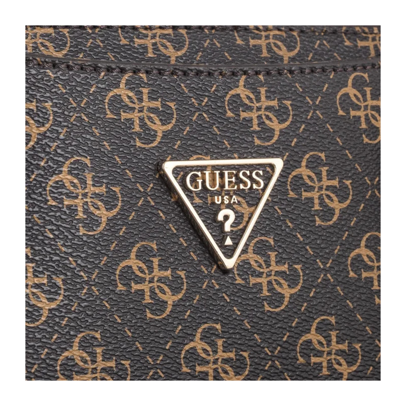 Guess Eco Erica Elite Tote HWEQG9 51023 Brown Logo (GU678-a) käekott