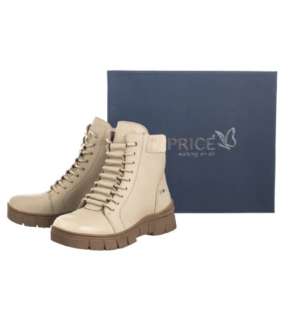 Caprice Beżowe 9-23241-43 402 Beige Nappa (CP426-a) kingad