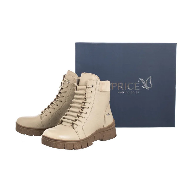 Caprice Beżowe 9-23241-43 402 Beige Nappa (CP426-a) kingad