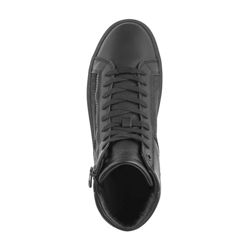 Calvin Klein High Top Lace Up W/ Zip Mono Triple Black Mono HM0HM01556 0GT (CK594-a) spordijalatsid