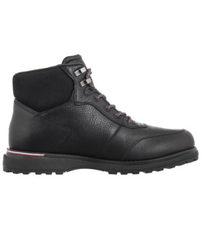 Tommy Hilfiger Corporate Warm Outdoor Lth Boot Black FM0FM05148 BDS (TH1213-a) saapad