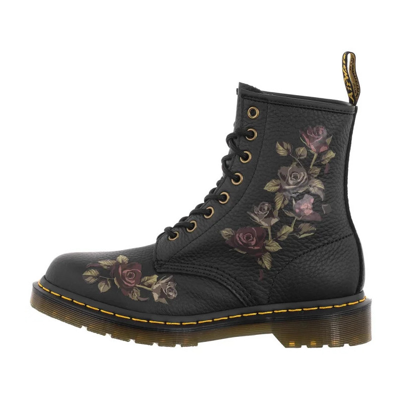 Dr. Martens 1460 Decayed Roses Classic Tumbled Nappa Black 32070001 (DR86-a) saapad