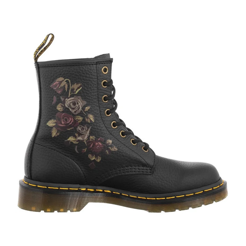 Dr. Martens 1460 Decayed Roses Classic Tumbled Nappa Black 32070001 (DR86-a) saapad