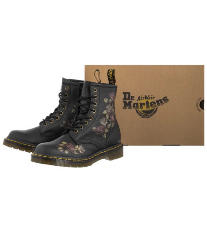 Dr. Martens 1460 Decayed Roses Classic Tumbled Nappa Black 32070001 (DR86-a) saapad