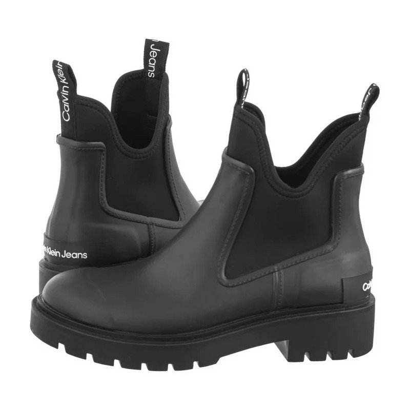 Calvin Klein Mid Rainboot Chelsea Black YW0YW01034 BDS (CK596-a) kingad